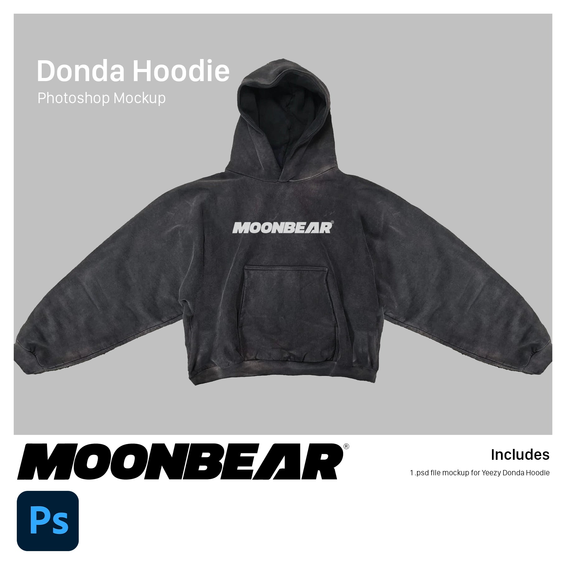 Donda Hoodie Mockup