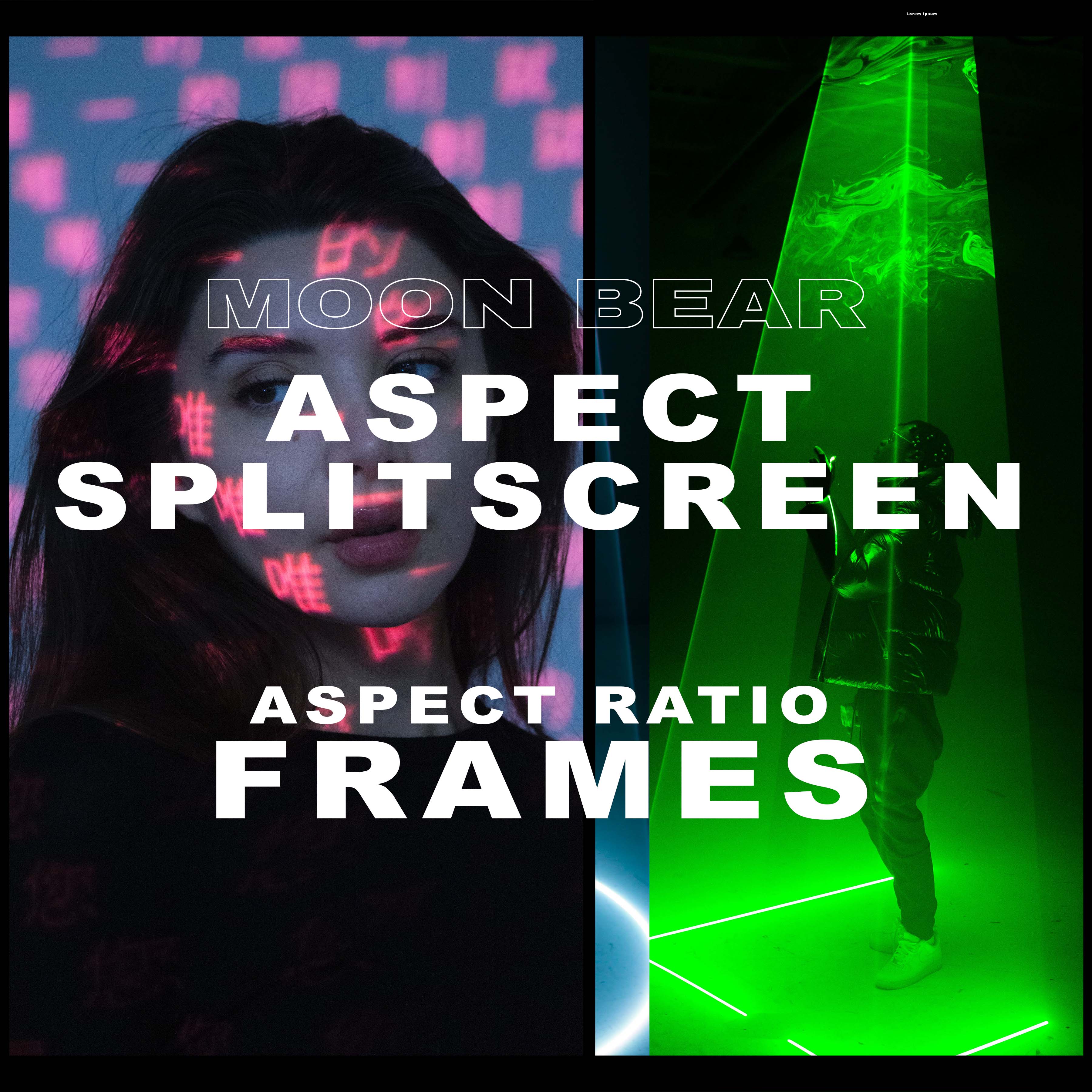 ASPECT Split-Screen Frames - moonbear.shop