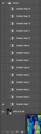 HEAT - Photoshop Gradient Maps - moonbear.shop